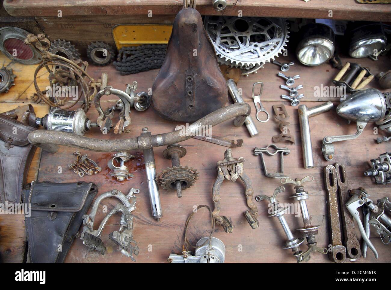 antique bicycle parts