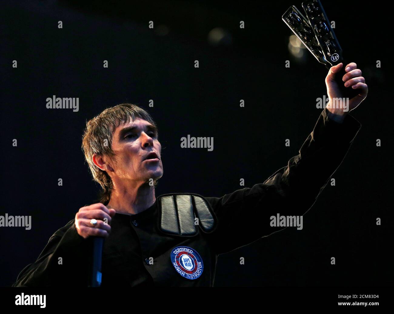 Stone Roses Lead Singer Ian Brown Performs At Finsbury Park In London June 8 13 Reuters Olivia Harris Stock Photo Alamy
