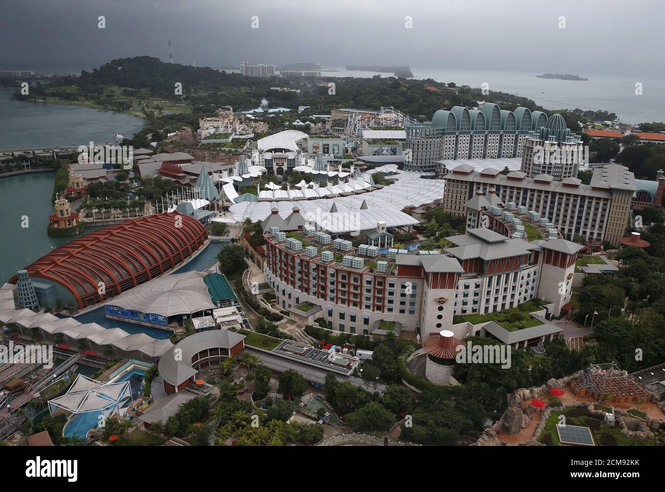 A View Of Genting Singapore S Resorts World Sentosa Casino And Hotel In Singapore January 26 16 Reuters Edgar Su Stock Photo Alamy
