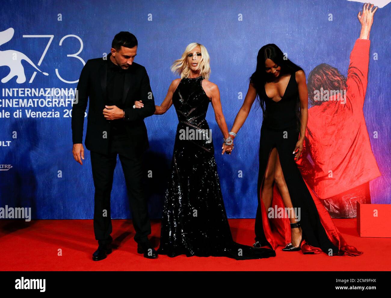 donatella versace first red carpet dress