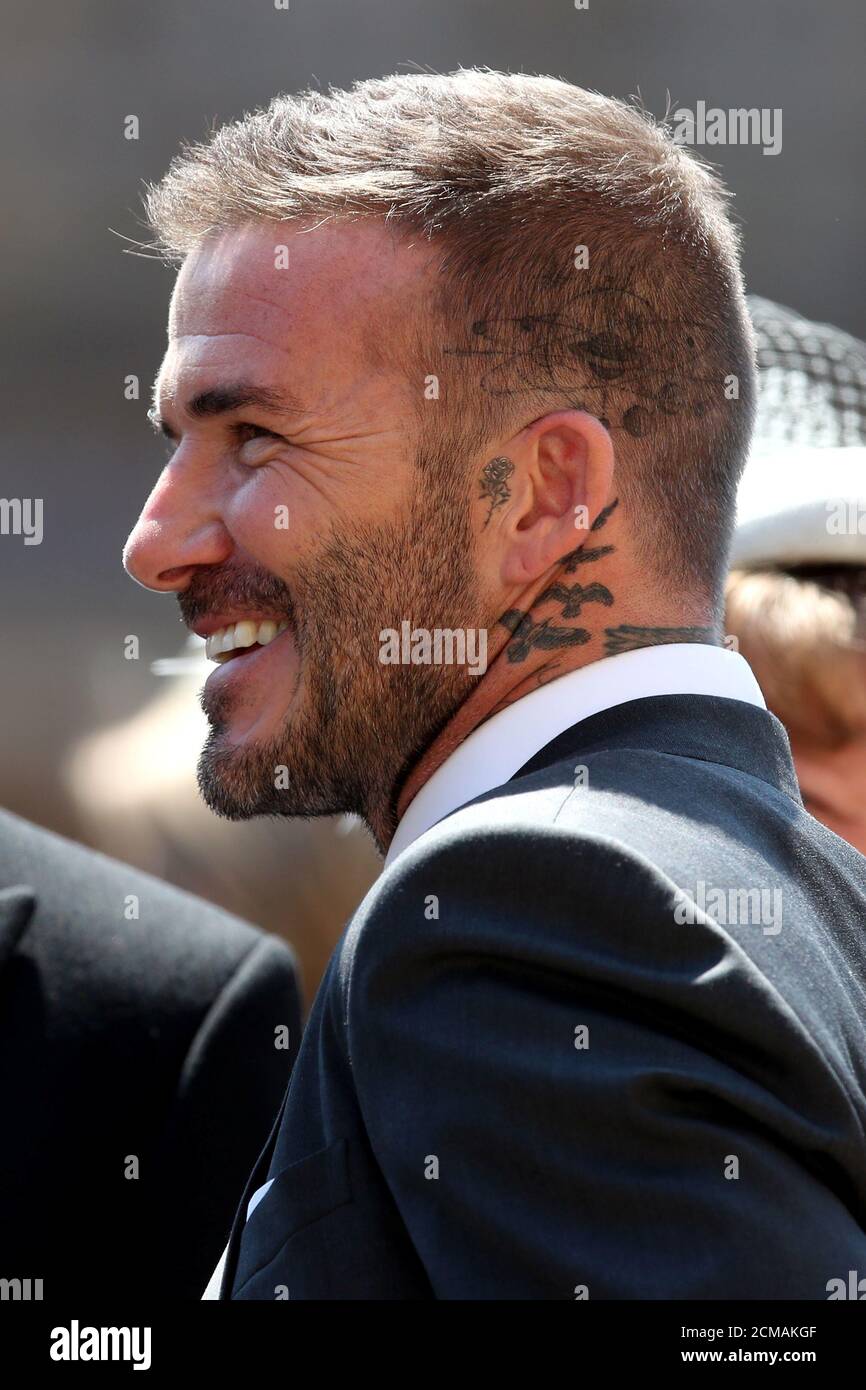 Meghan Wedding David Beckham High Resolution Stock Photography And Images Alamy