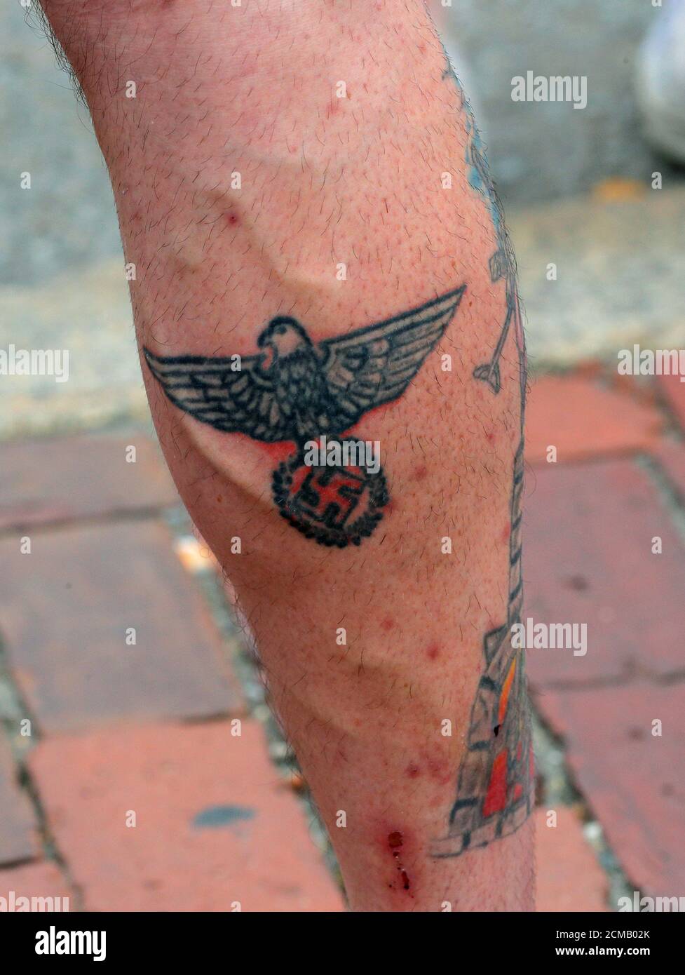 Swastika Tattoo High Resolution Stock Photography And Images Alamy
