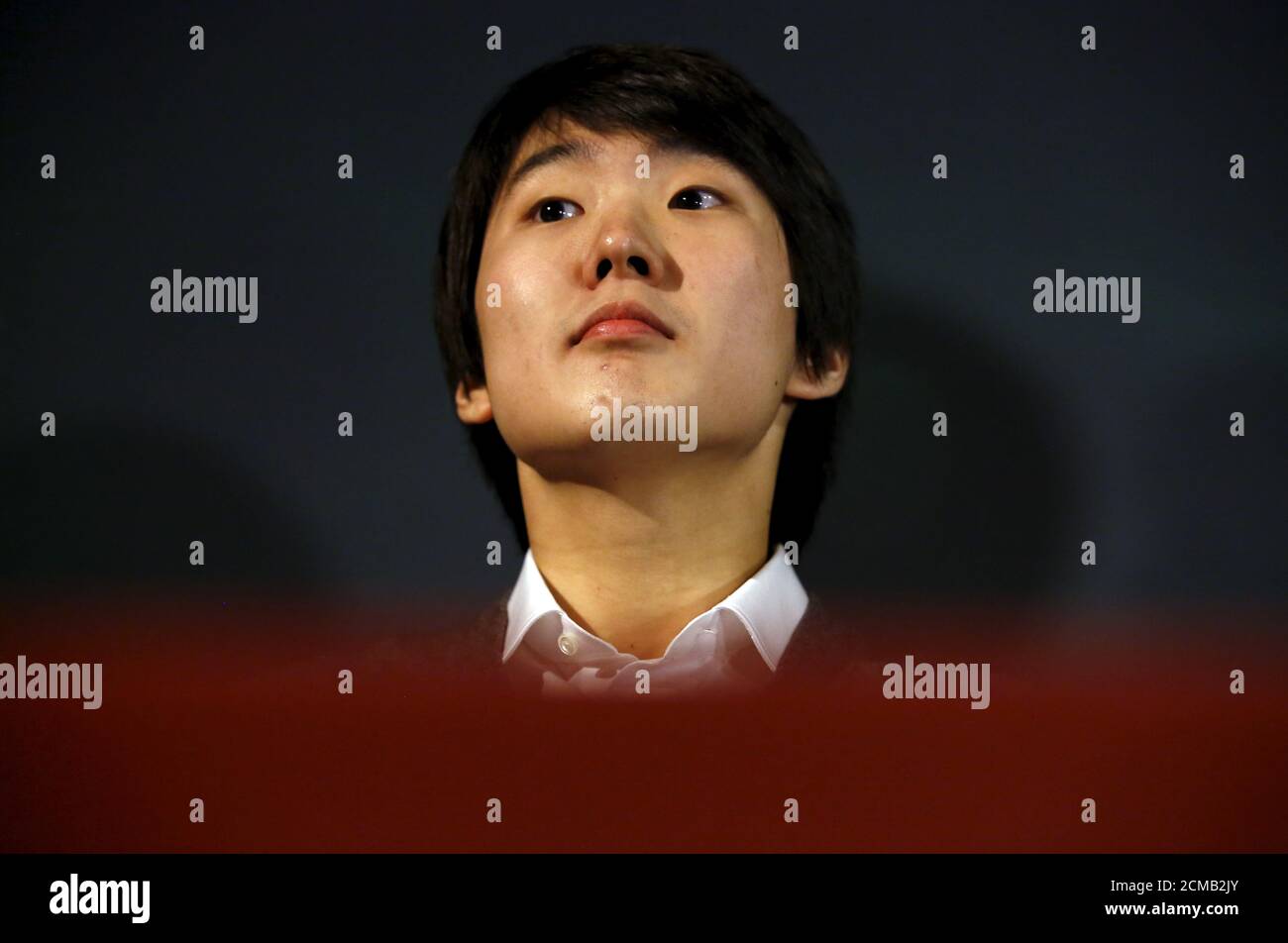 Seong-Jin Cho of South Korea looks on before a news conference after he was  announced the winner of the 17th International Fryderyk Chopin Piano  Competition in Warsaw, Poland October 21, 2015. REUTERS/Kacper
