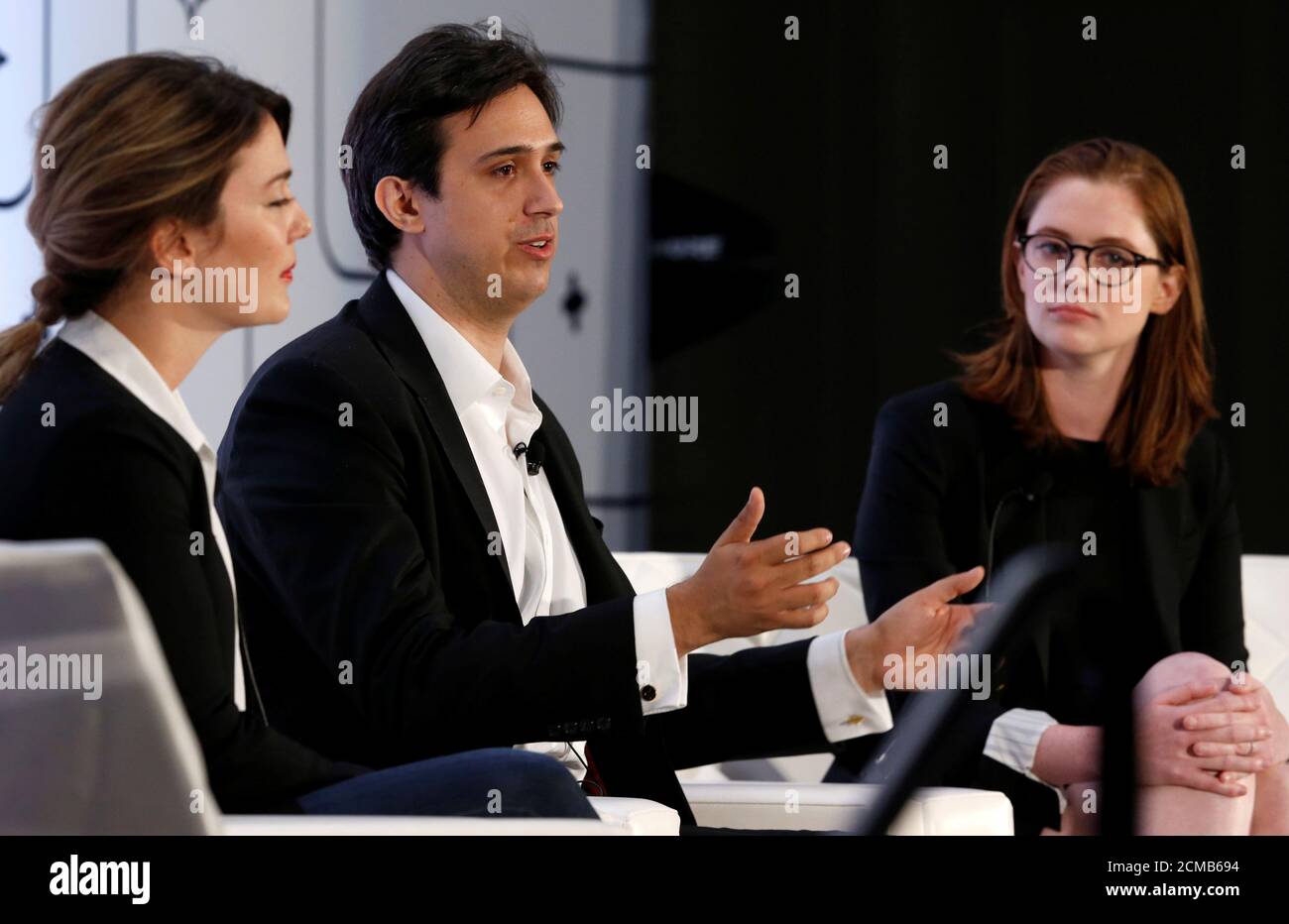 Tezos cofounder and CTO Arthur Breitman and his wife and cofounder