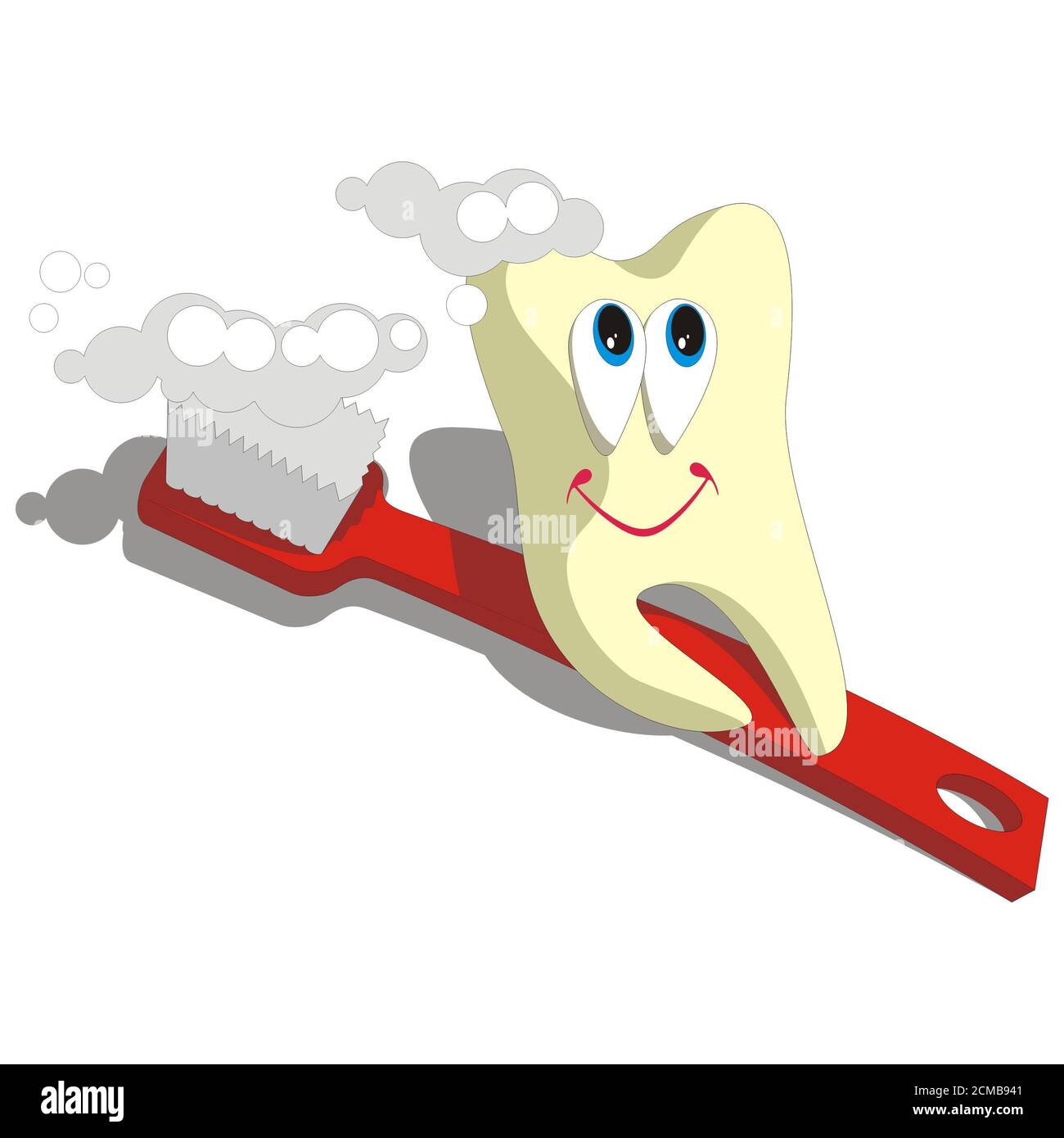 Tooth cartoon set 003 Stock Photo
