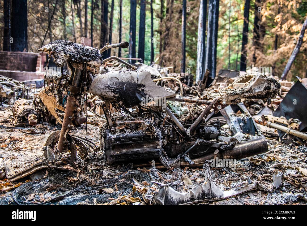 Ben Lomond, United States. 16th Sep, 2020. BEN LOMOND, CALIFORNIA