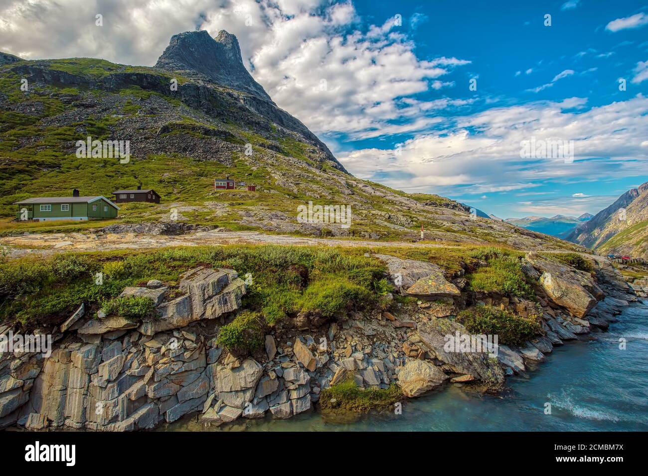 Trollstigen in Norway Stock Photo