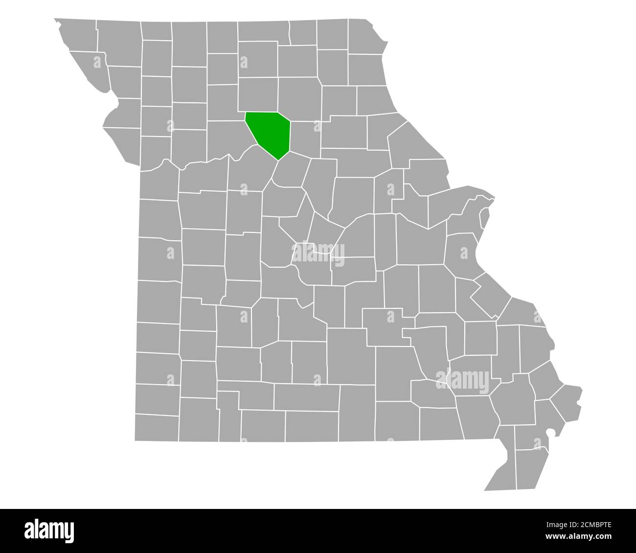 Map of Chariton in Missouri Stock Photo Alamy