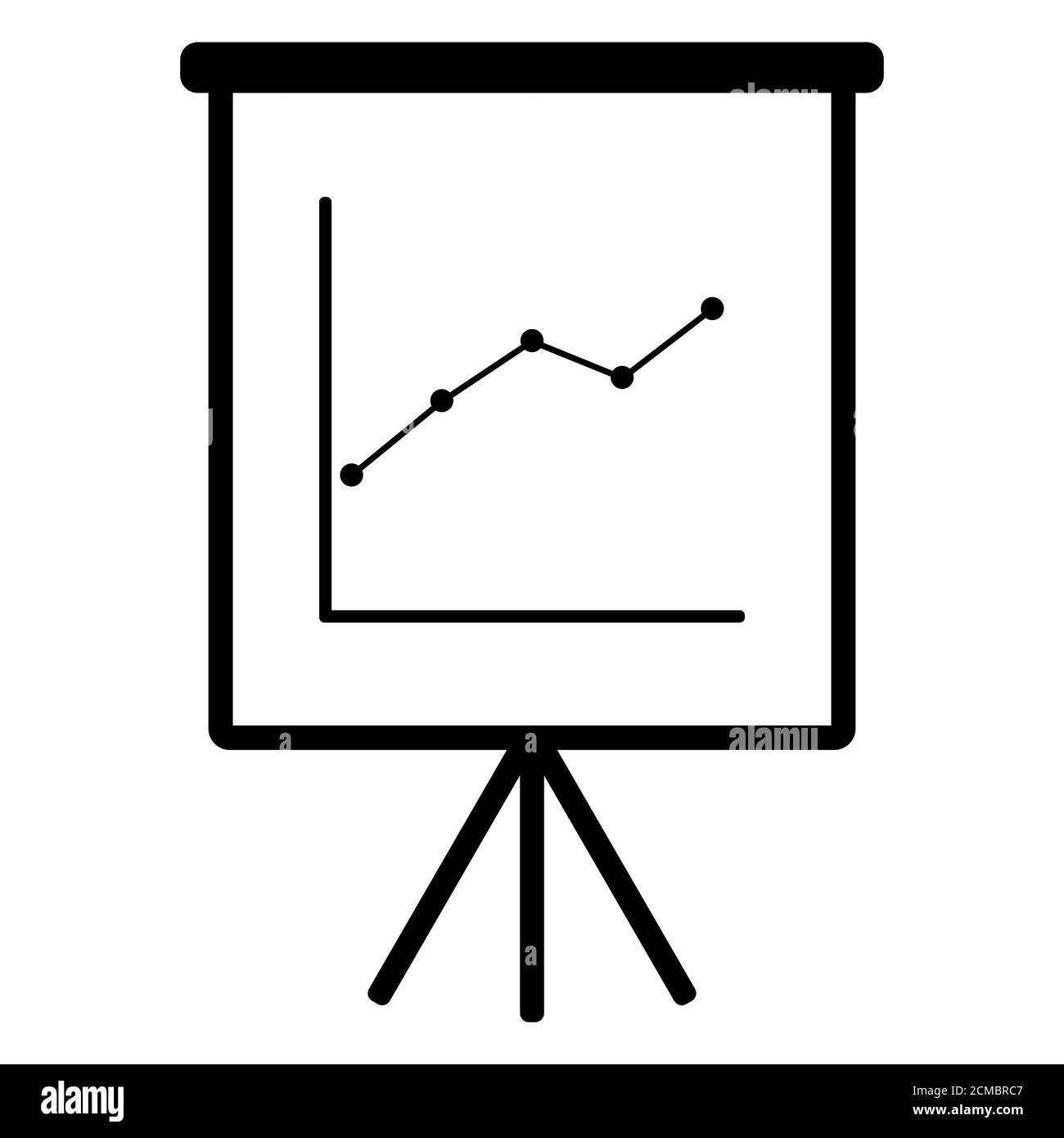 Flip Chart Drawing (Vector) Stock Vector - Illustration of show