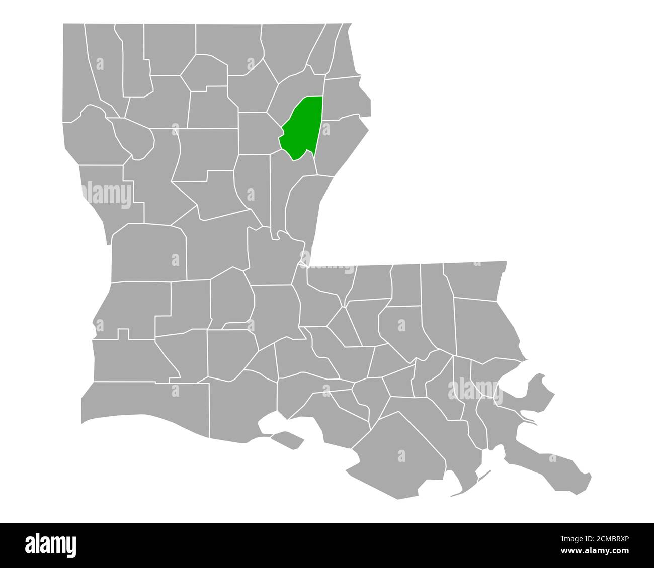 Franklin louisiana map Cut Out Stock Images & Pictures Alamy