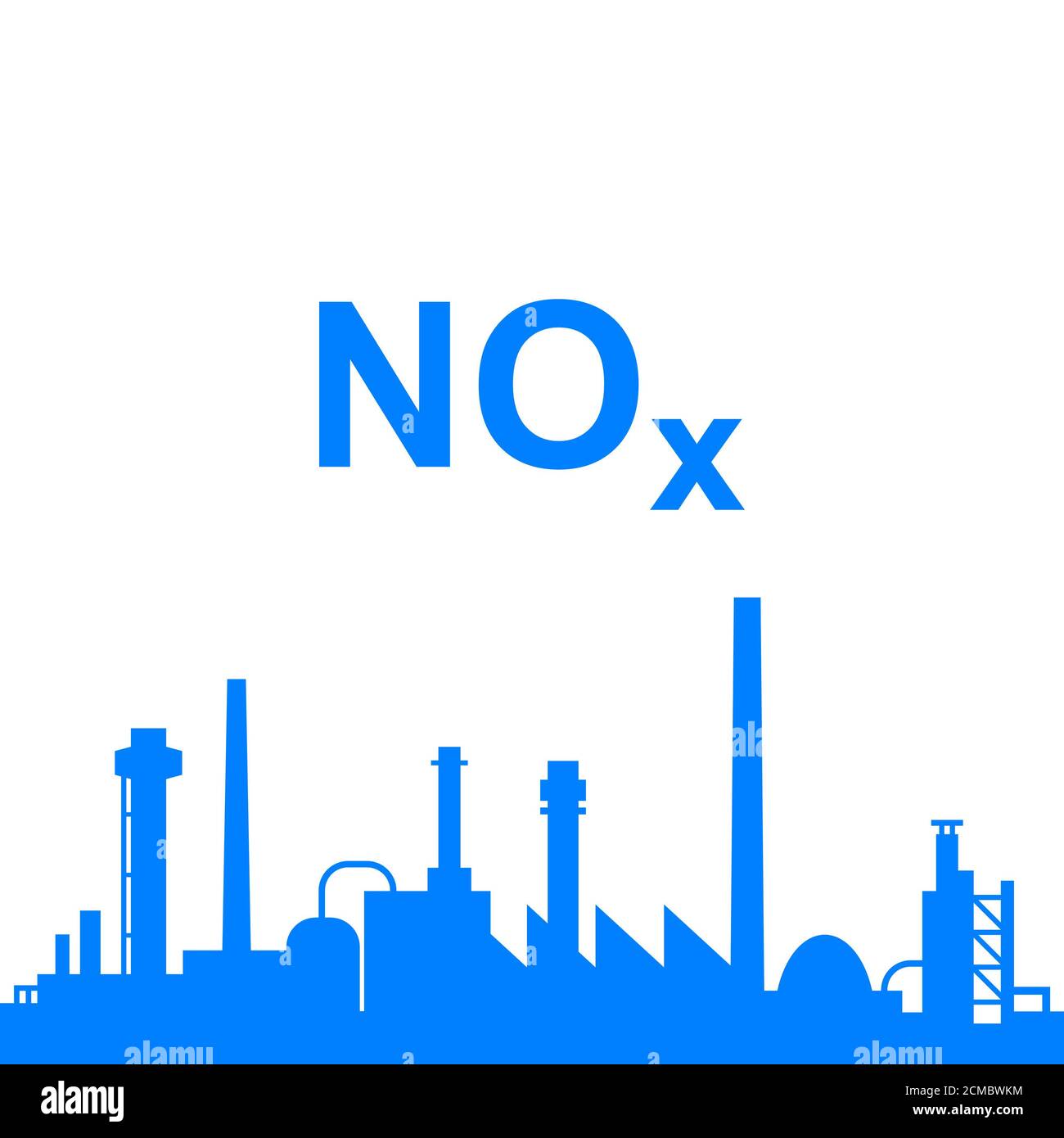 Nitrogen oxides and industry Stock Photo Alamy