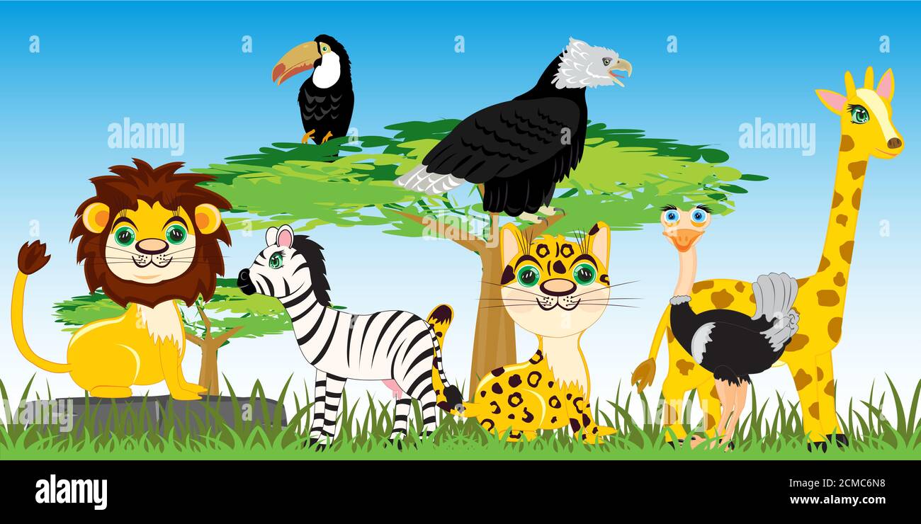 Wild animals africa hi-res stock photography and images - Alamy