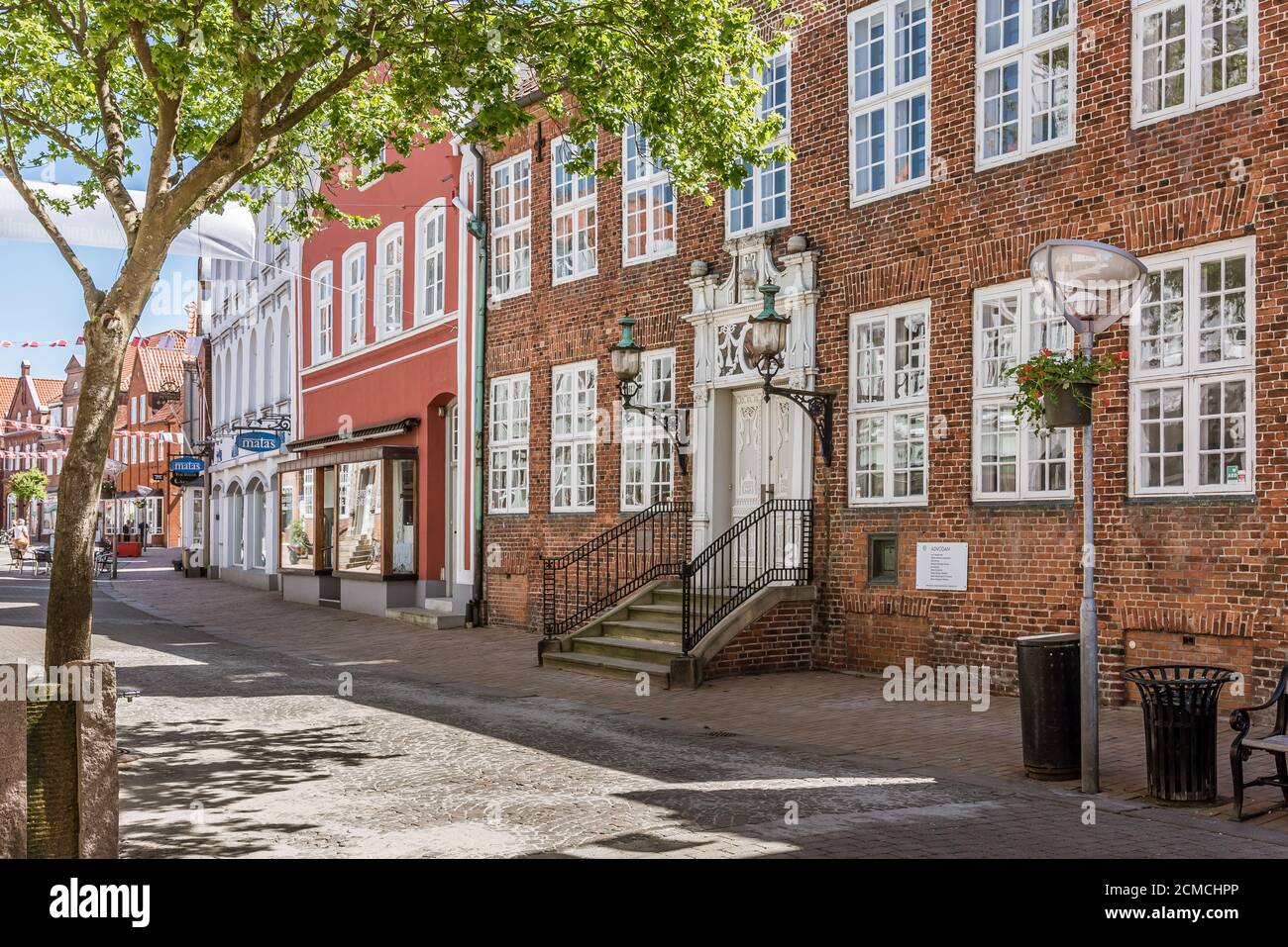 The ancient Drøhses House from 1672 in Tønder, Denmark, June 1, 2020 Stock Photo