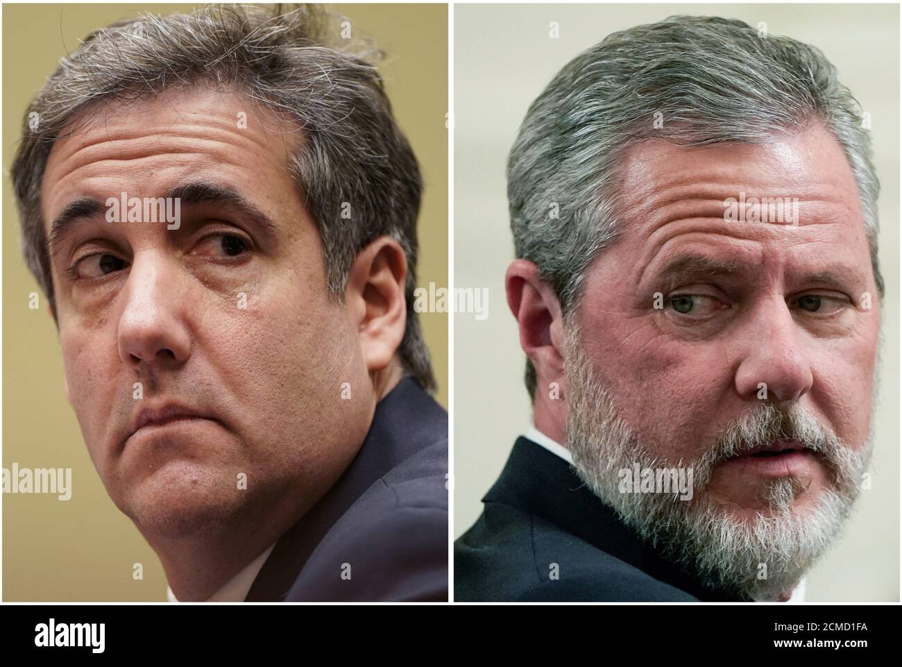 Donald trump and jerry falwell jr hires stock photography and images