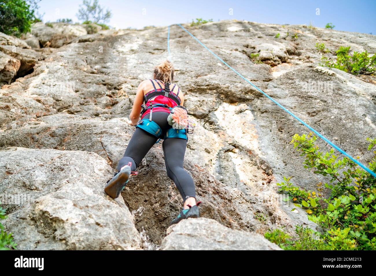 Climbing harness hi-res stock photography and images - Alamy