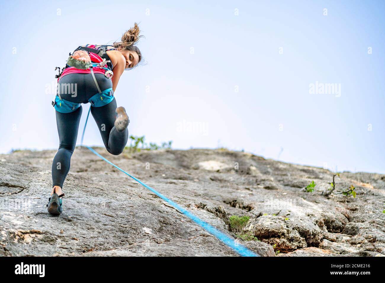 Climbing harness hi-res stock photography and images - Alamy