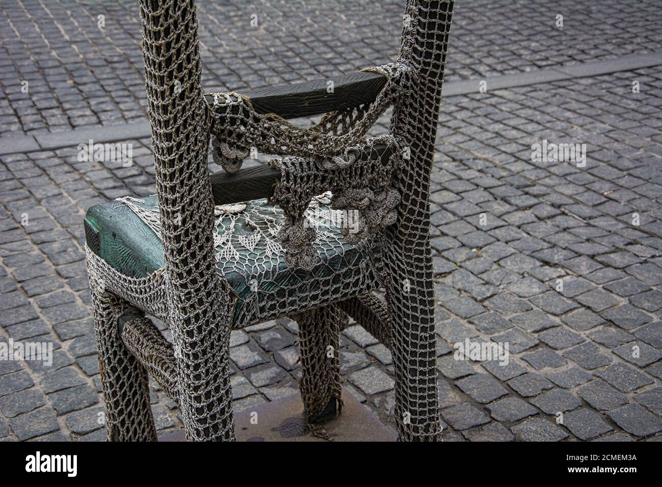Monument of the Krakow Chairs Stock Photo Alamy
