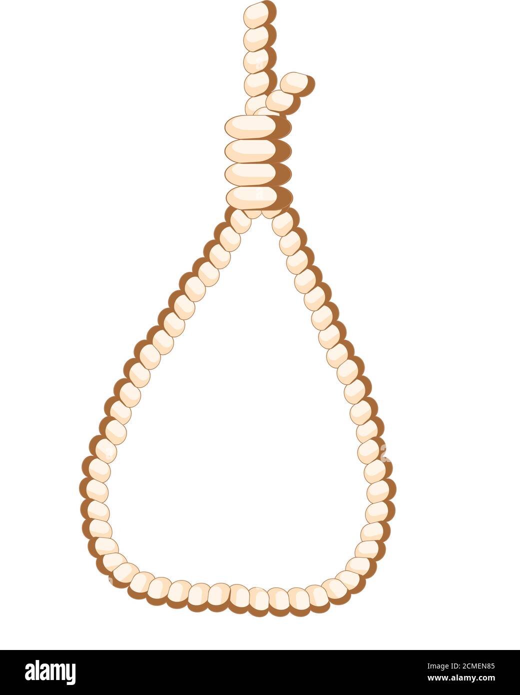 Loop from rope Stock Photo - Alamy