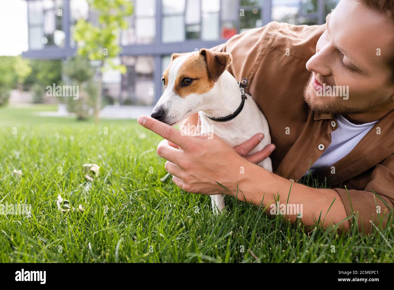 Nose touching dog hires stock photography and images Alamy