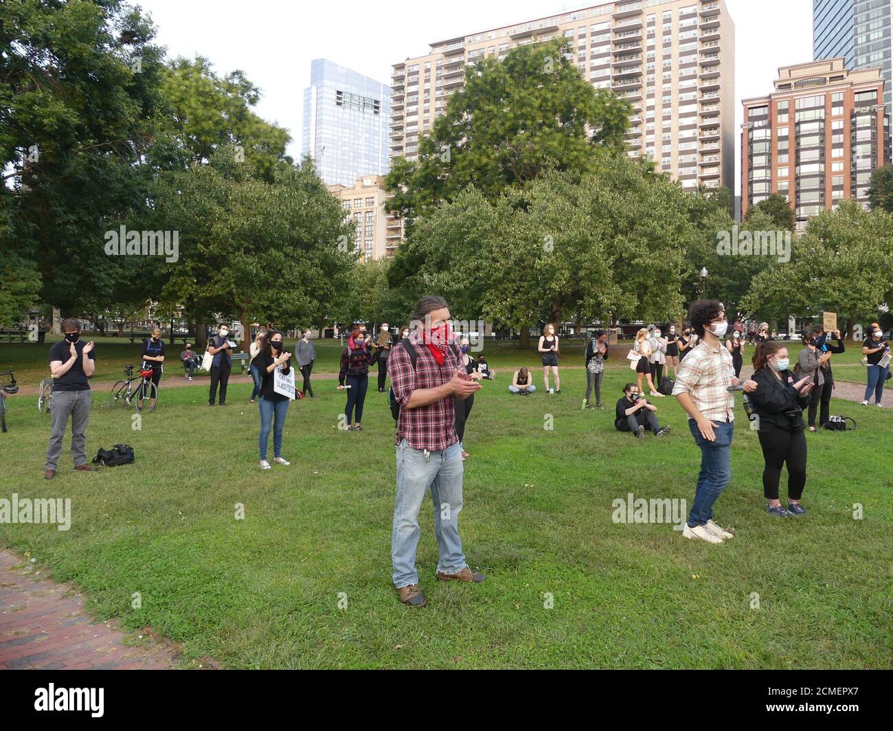 Boston, USA. 17th Sep, 2020. NEW) Black Lives MatterÃ¢â‚¬â„¢s Protest ...