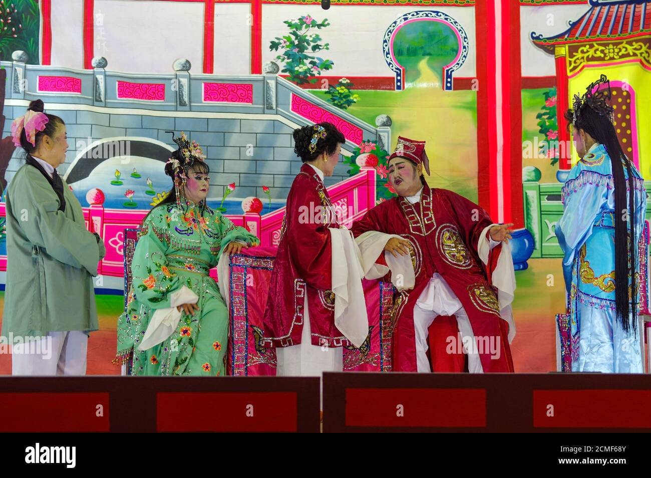 GEORGTOWN, PENANG, MALAYSIA - NOV. 18. 2016: China musical theater during a Festival in this city. Stock Photo