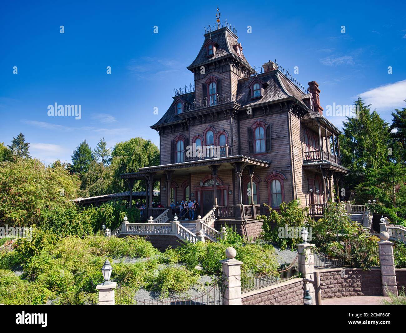 Phantom Manor, Disneyland Paris, Marne-la-Vallée, Paris, France, Europe Stock Photo