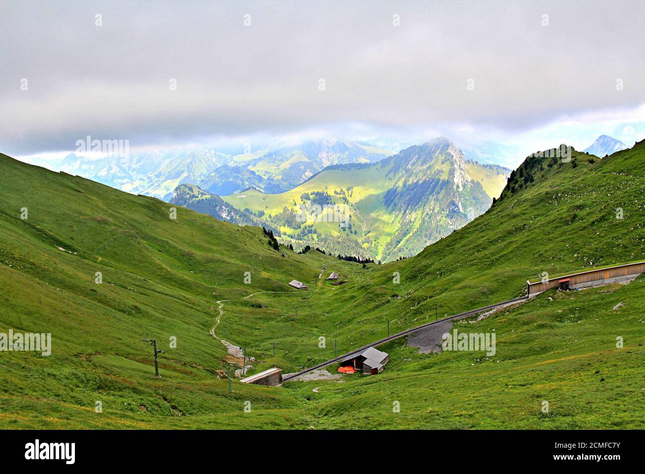 Beautiful landscape swiss mountains hi-res stock photography and images ...