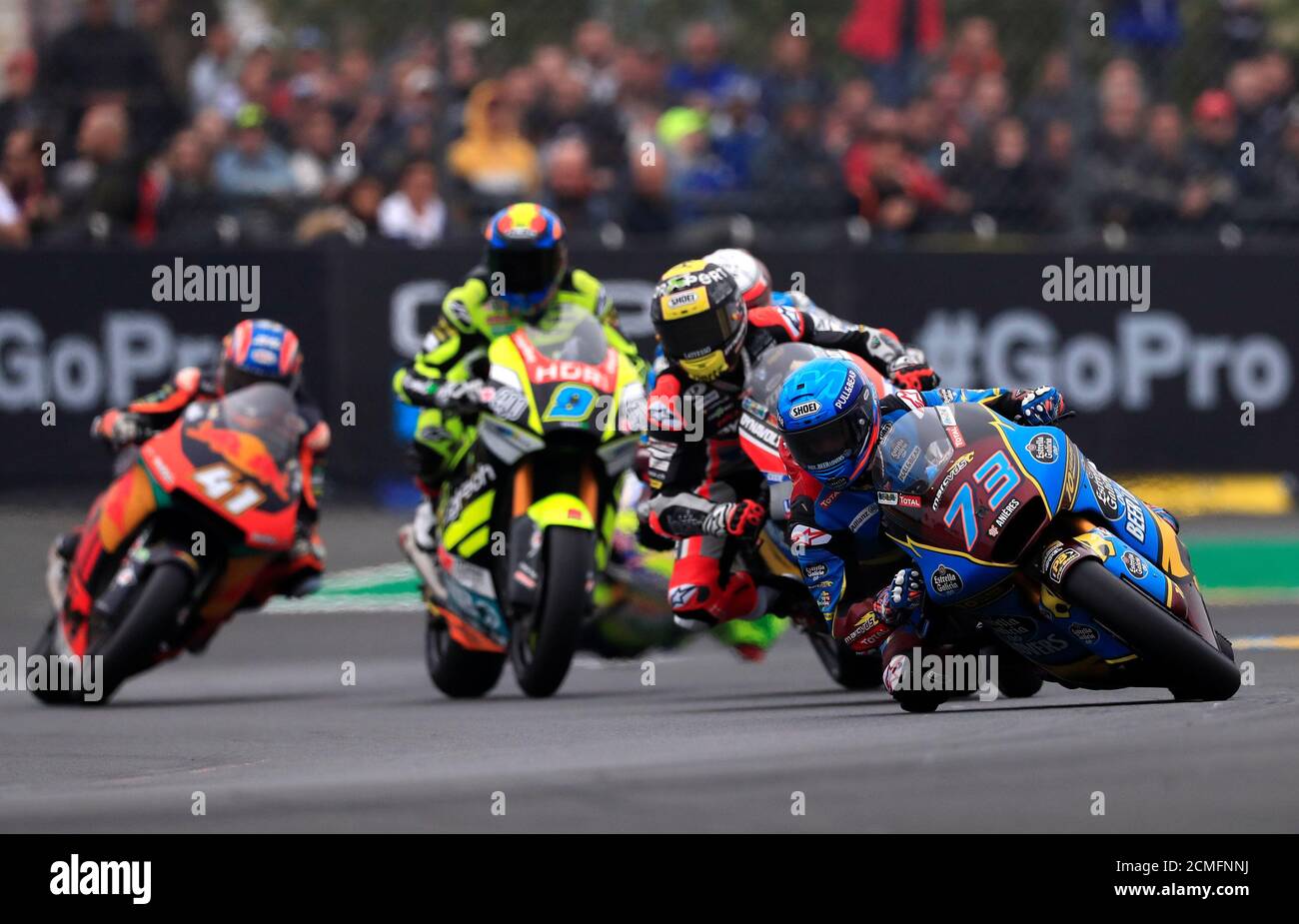 MotoGP - French Grand Prix - Circuit Bugatti, Le Mans, France - May 19, 2019  EG 0,0 Marc VDS' Alex Marquez in action during the Moto2 race  REUTERS/Gonzalo Fuentes Stock Photo - Alamy