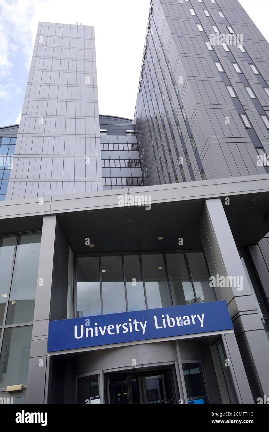 University of Glasgow Library building Stock Photo Alamy