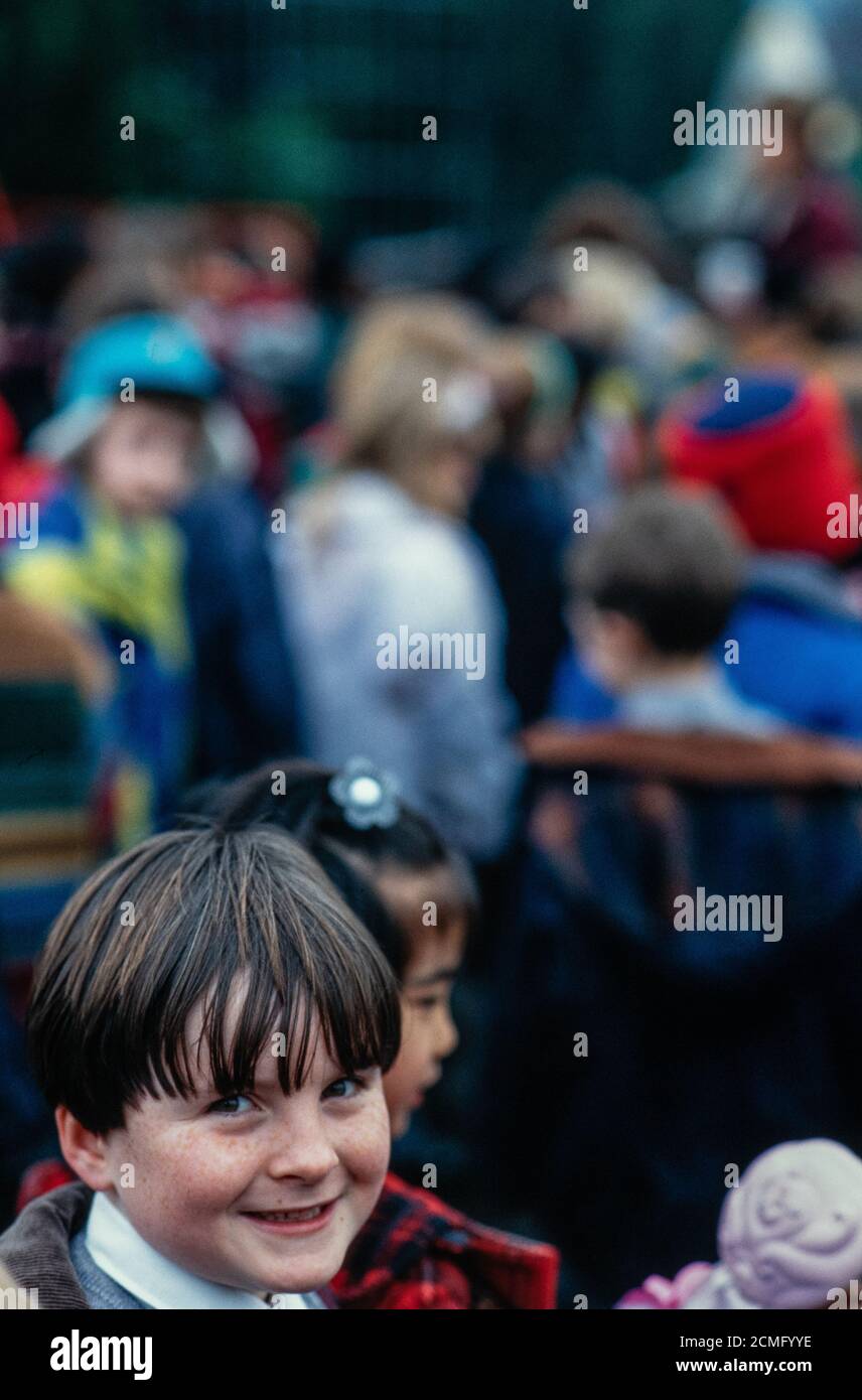 Children in the playground at Cottenham Park Primary School in Raynes