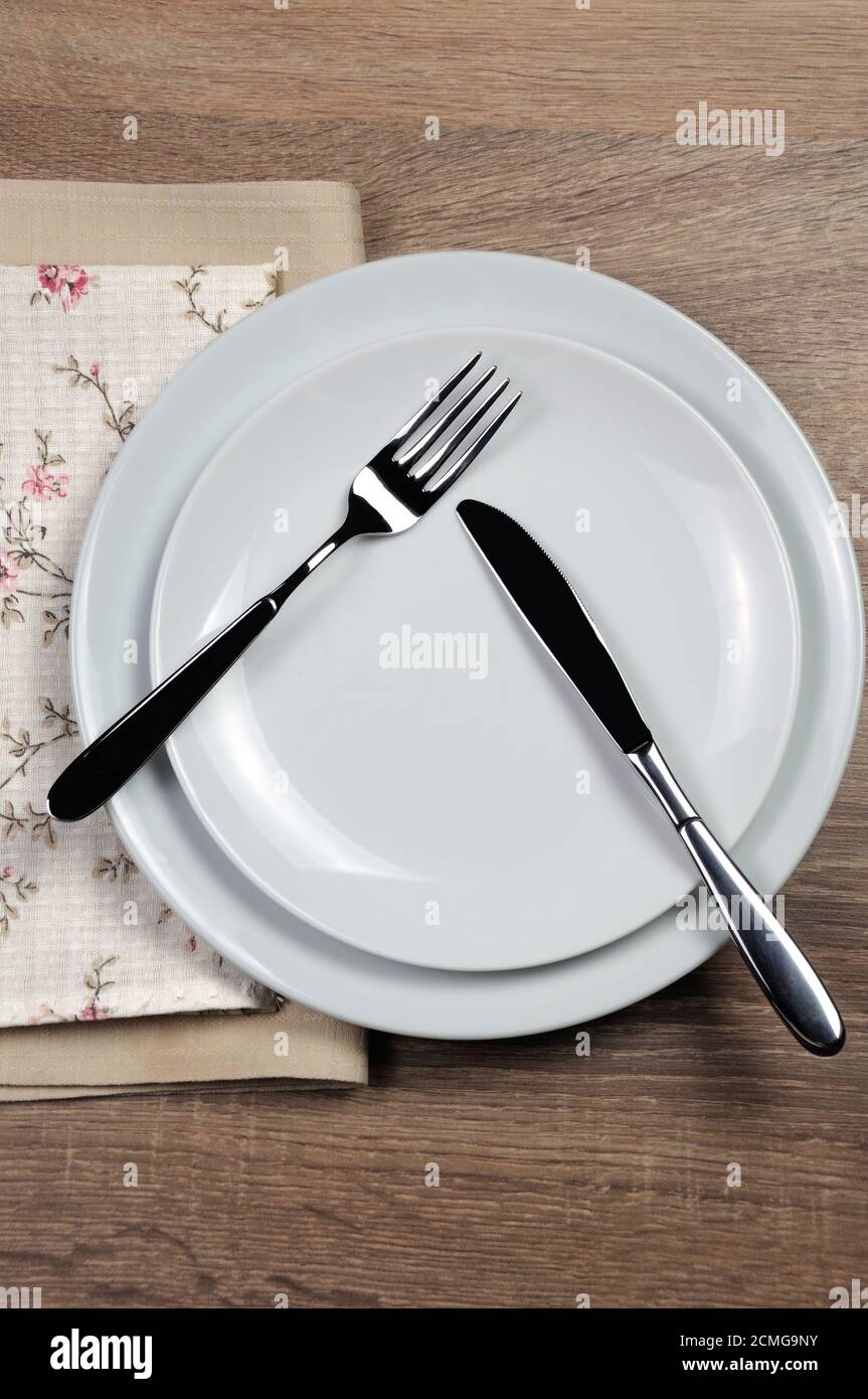 Dining etiquette Stock Photo