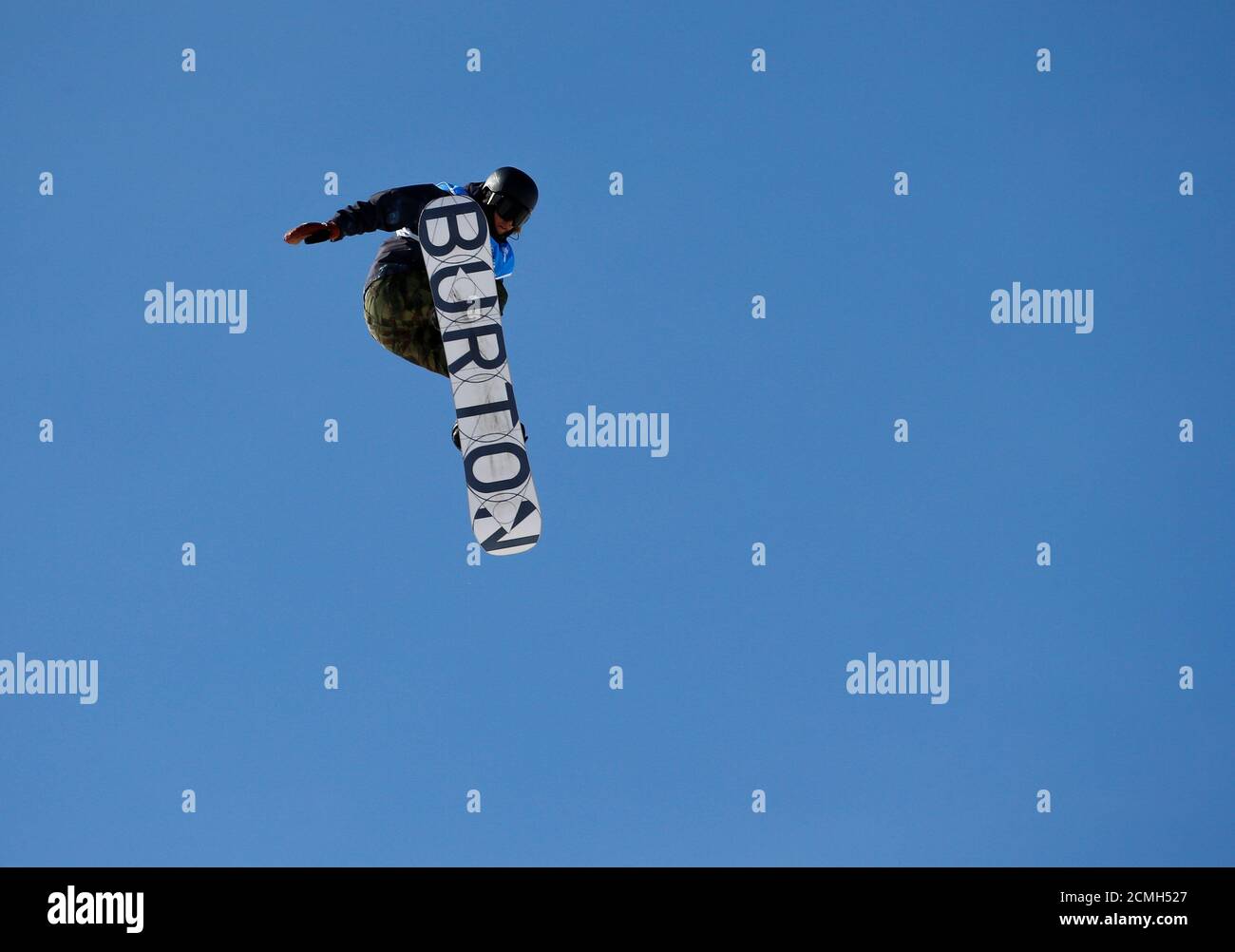 Snowboarding - FIS Snowboarding and Freestyle Skiing World Championships -  Snowboard Slopestyle training - Sierra Nevada, Spain - 7/3/17 - Jose  Antonio Aragon of Spain jumps during training. REUTERS/Paul Hanna Stock  Photo - Alamy