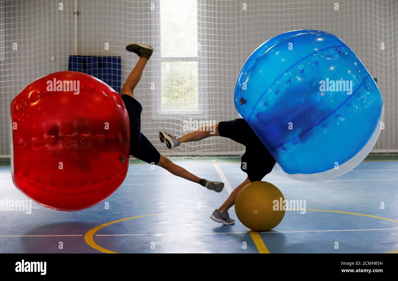 Giant inflatable balls hires stock photography and images Alamy
