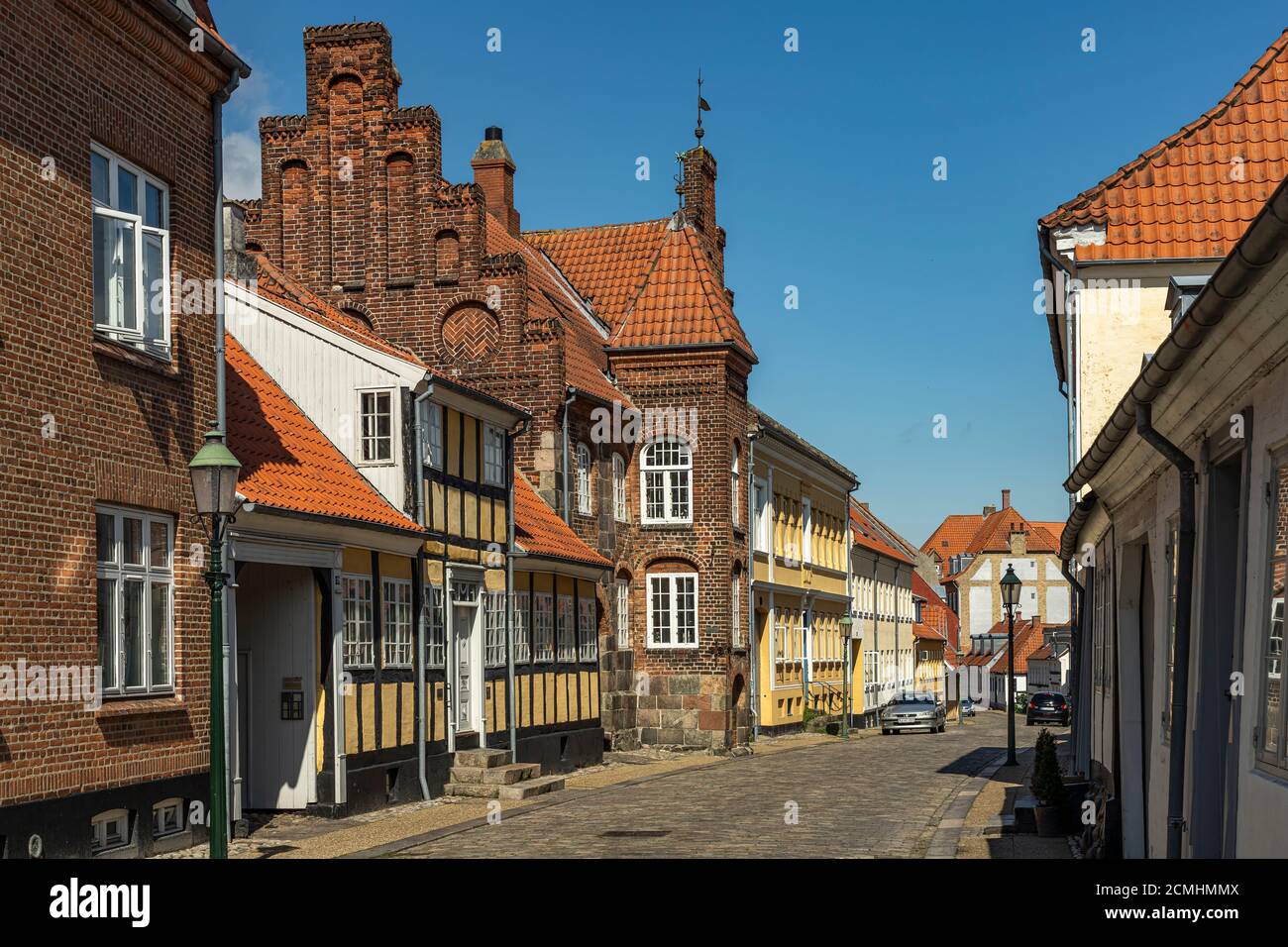 Altstadt in  Viborg, Dänemark, Europa |  Old part of town in Viborg, Denmark, Europe Stock Photo