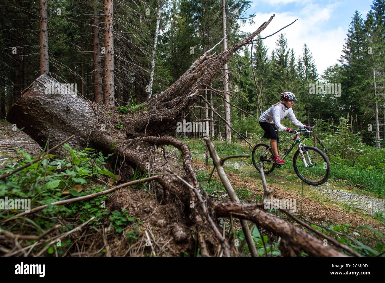 2020. Bike trail in Zdobnice 