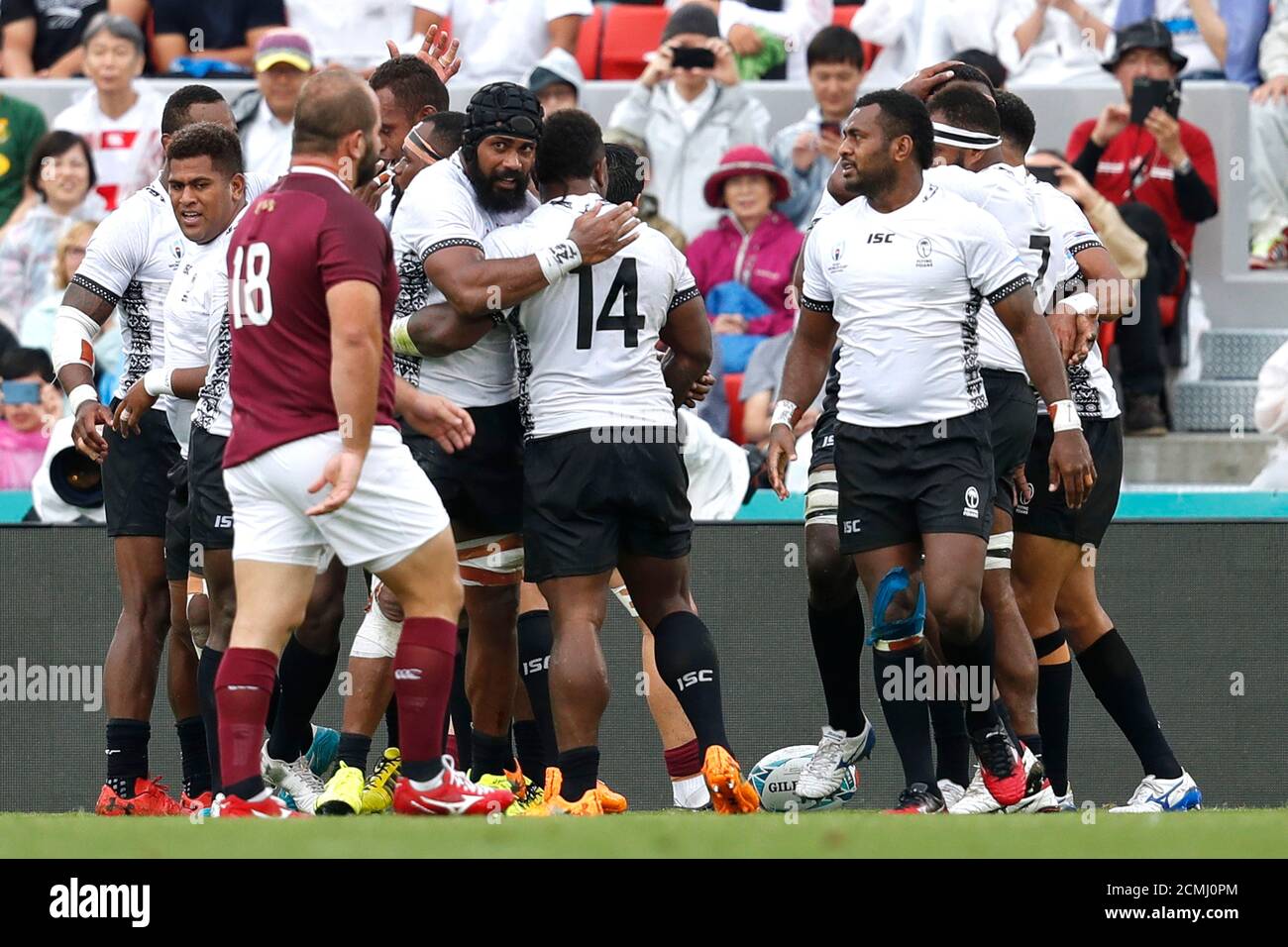 Rugby Union Rugby World Cup 19 Pool D Georgia V Fiji Hanazono Rugby Stadium Osaka Japan Rugby Union Rugby World Cup 19 Pool D Georgia V Fiji Hanazono Rugby Stadium Osaka Japan