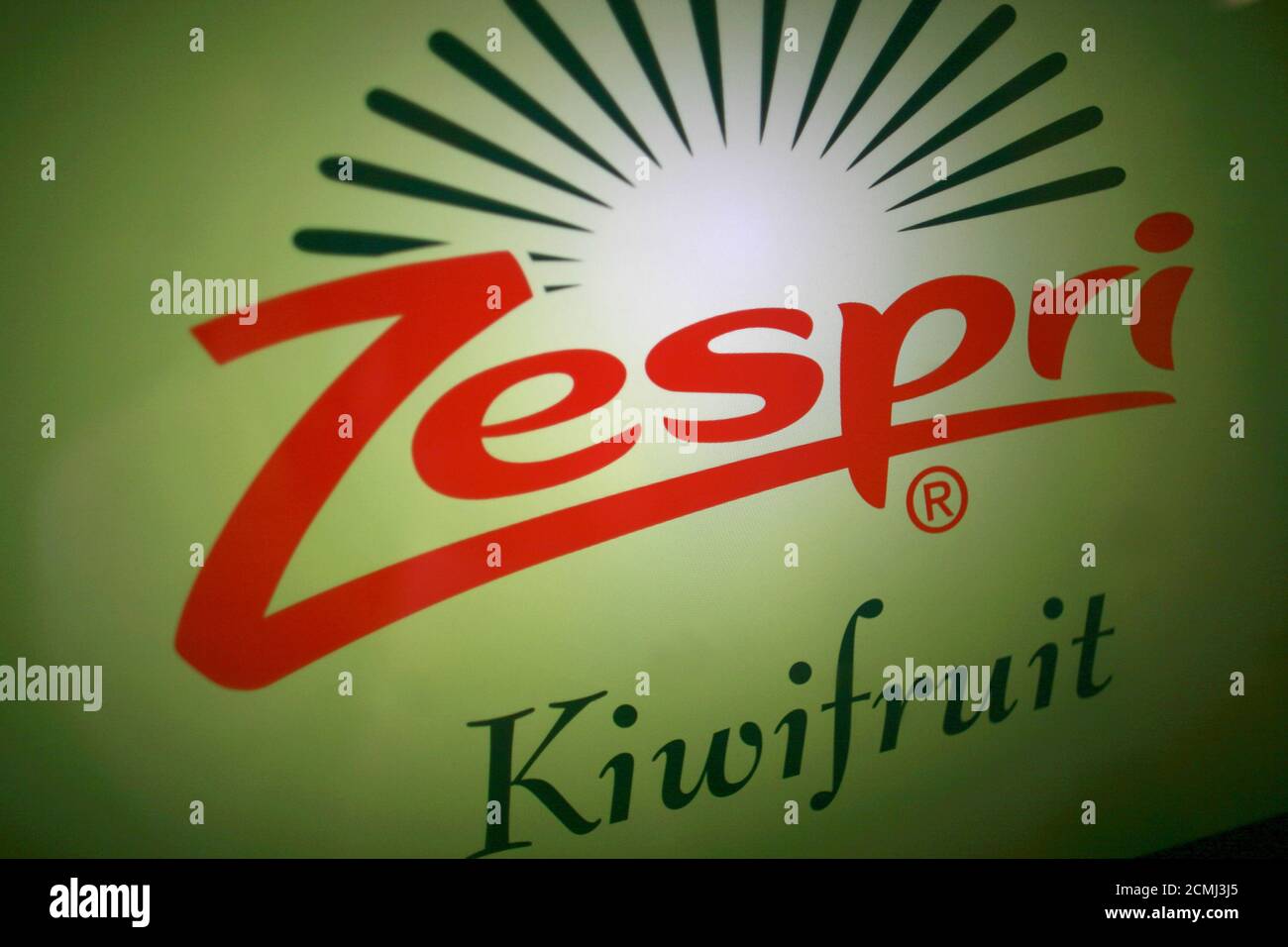 The Zespri Kiwifruit Logo Is Seen On A Screen In Singapore December 1 2015 More Than A Century After The Kiwifruit Arrived In New Zealand The Fuzzy Skinned Food Is Heading Back To