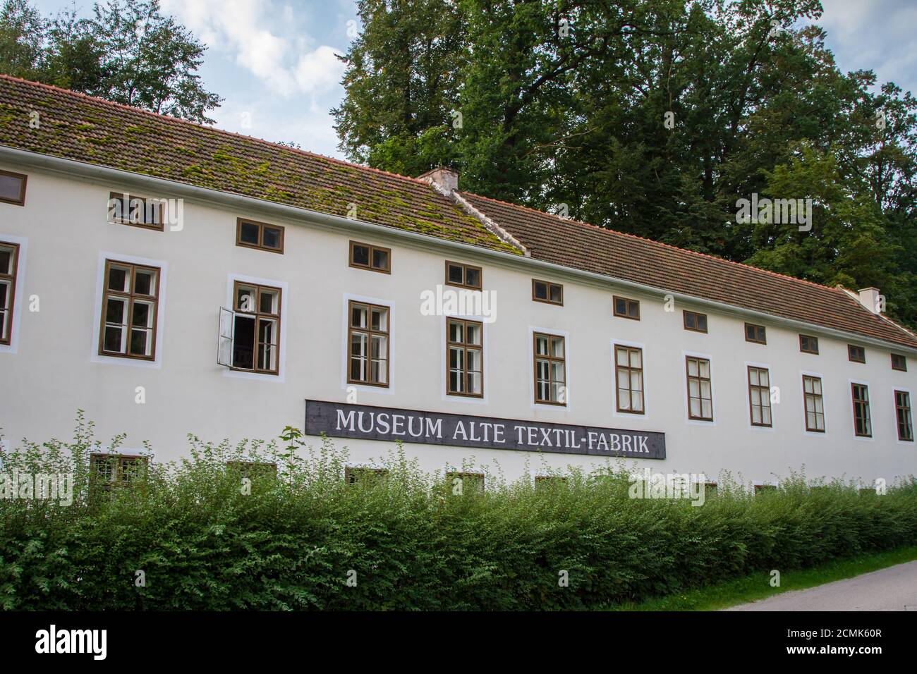 Old clothing factory - textile museum in Weitra, Waldviertel, Austria Stock Photo