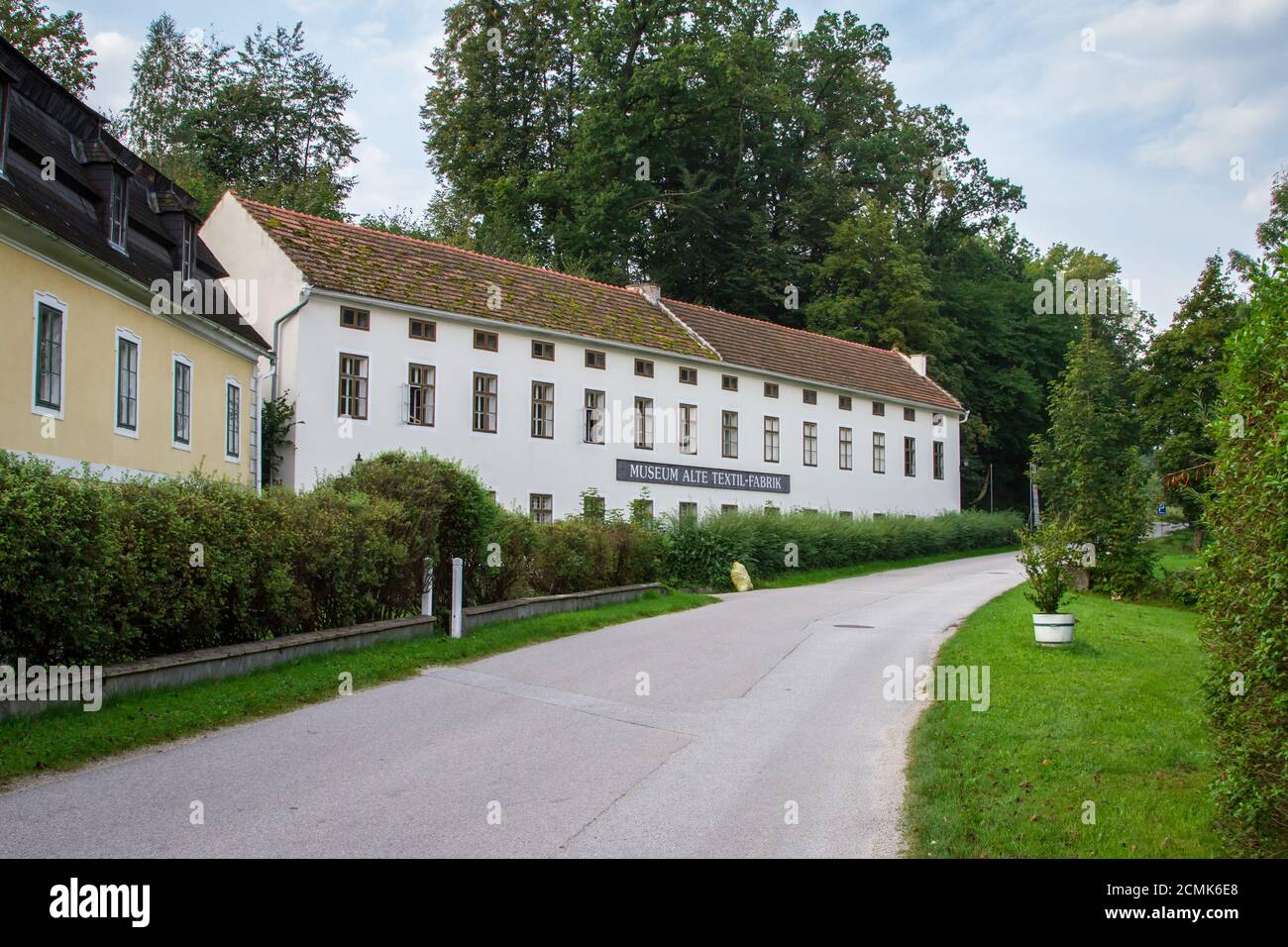 Old clothing factory - textile museum in Weitra, Waldviertel, Austria Stock Photo
