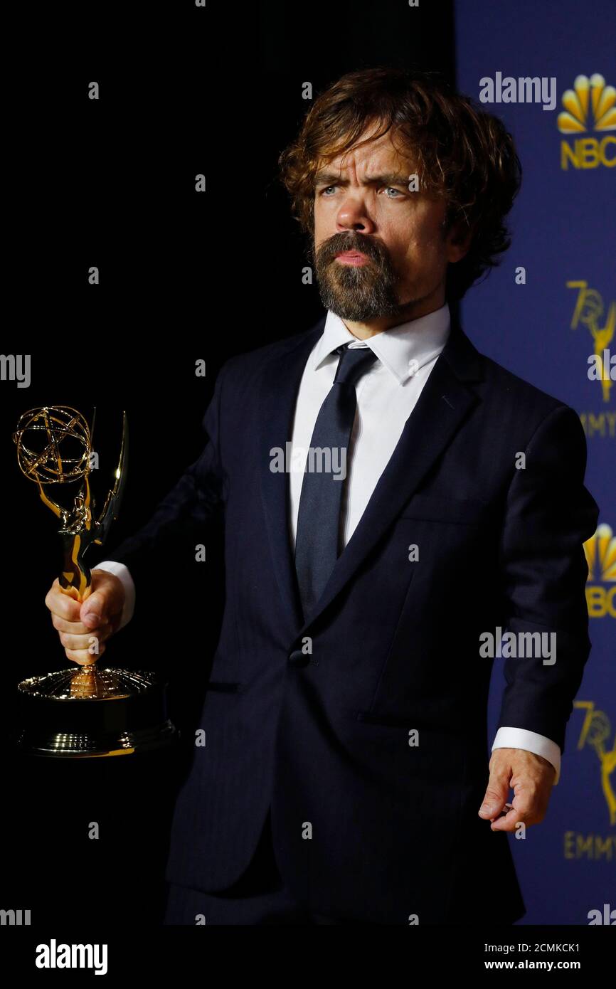 Game of thrones peter dinklage 2018 hires stock photography and images
