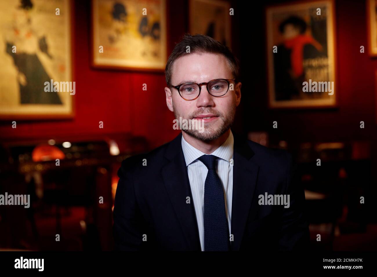 Jean-Jacques Clerico CEO of the Moulin Rouge cabaret during an interview  where he informs that the Cabaret will be close as from today due to the  outbreak of coronavirus disease (COVID-19) in