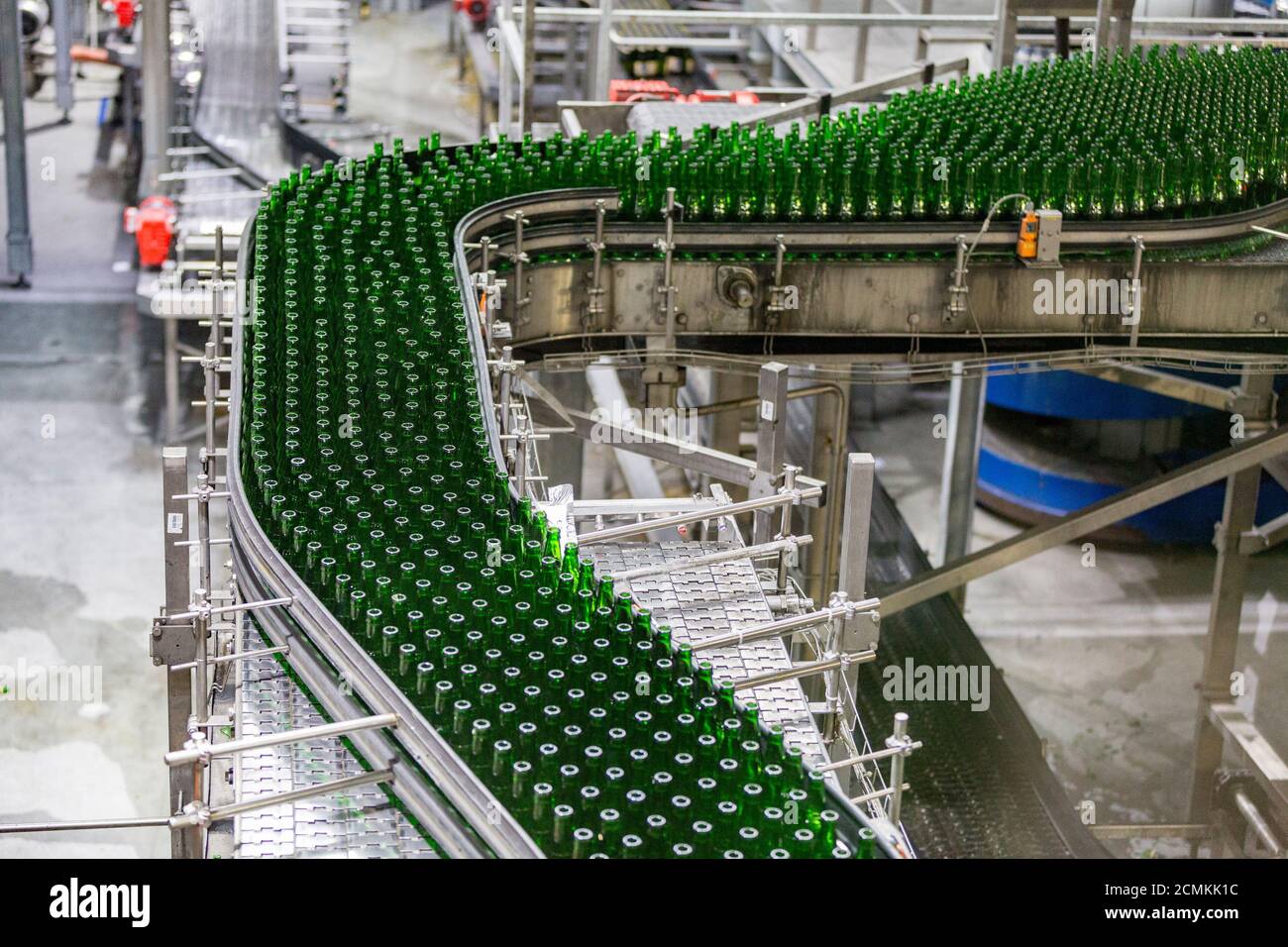 Equipment for production of beer in factory shops Stock Photo Alamy