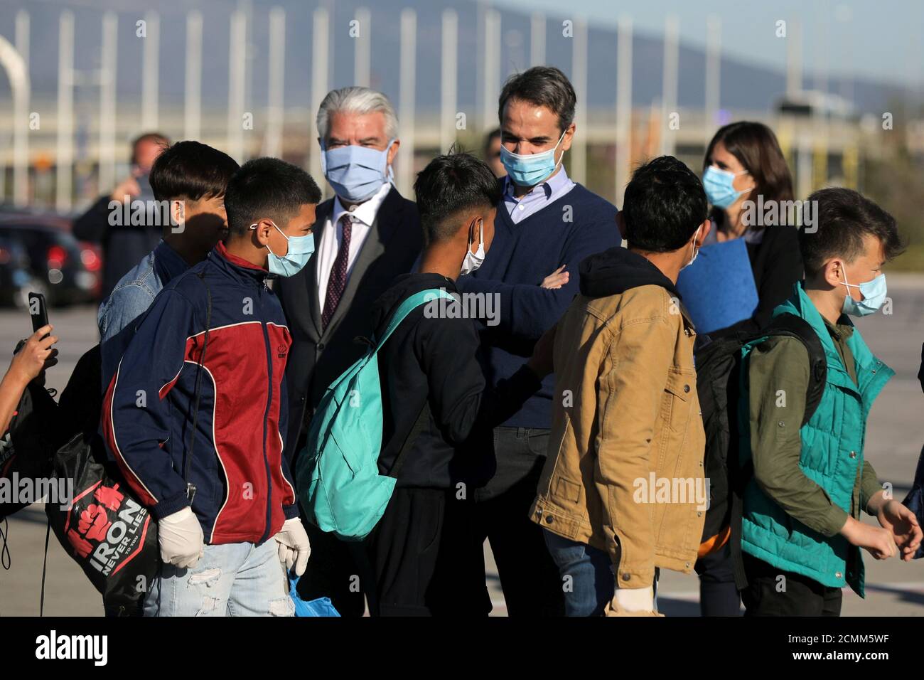 Athens airport masks hires stock photography and images Alamy