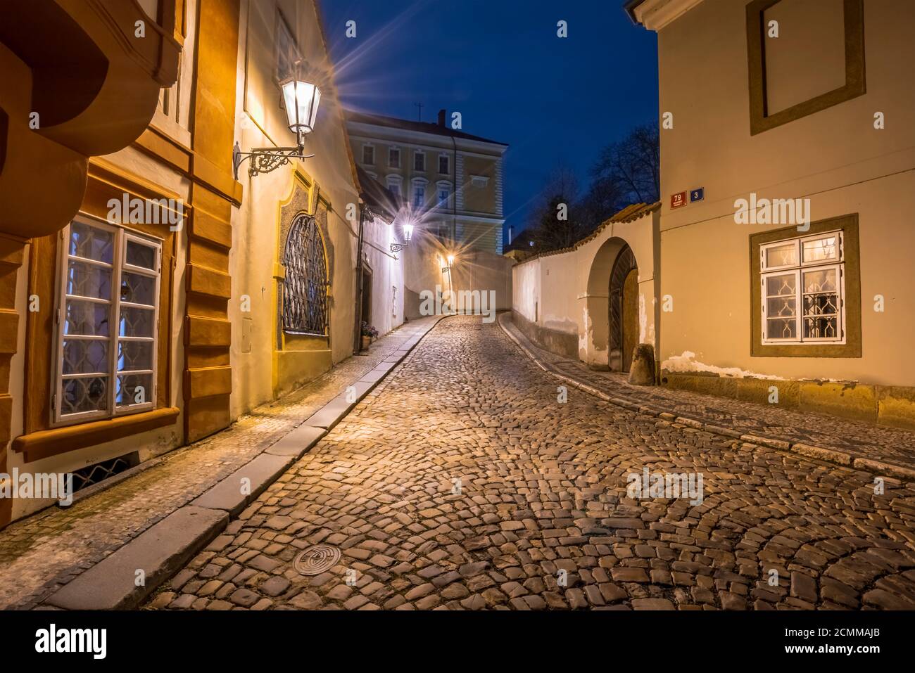 Czech Republic, Prague, Hradcany, Novy Svet, Kapucinska Stock Photo