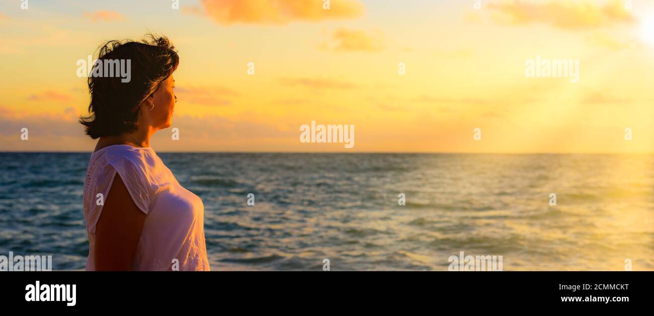 Woman joy silhouette hi-res stock photography and images - Alamy