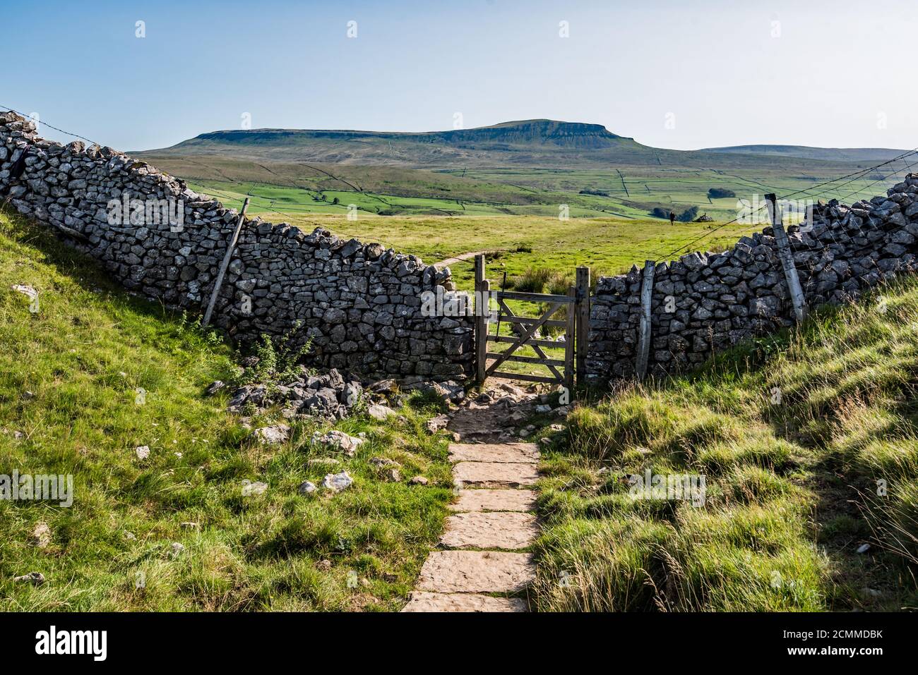 A circular walk from horton in ribblesdale in the yorkshire hi-res ...