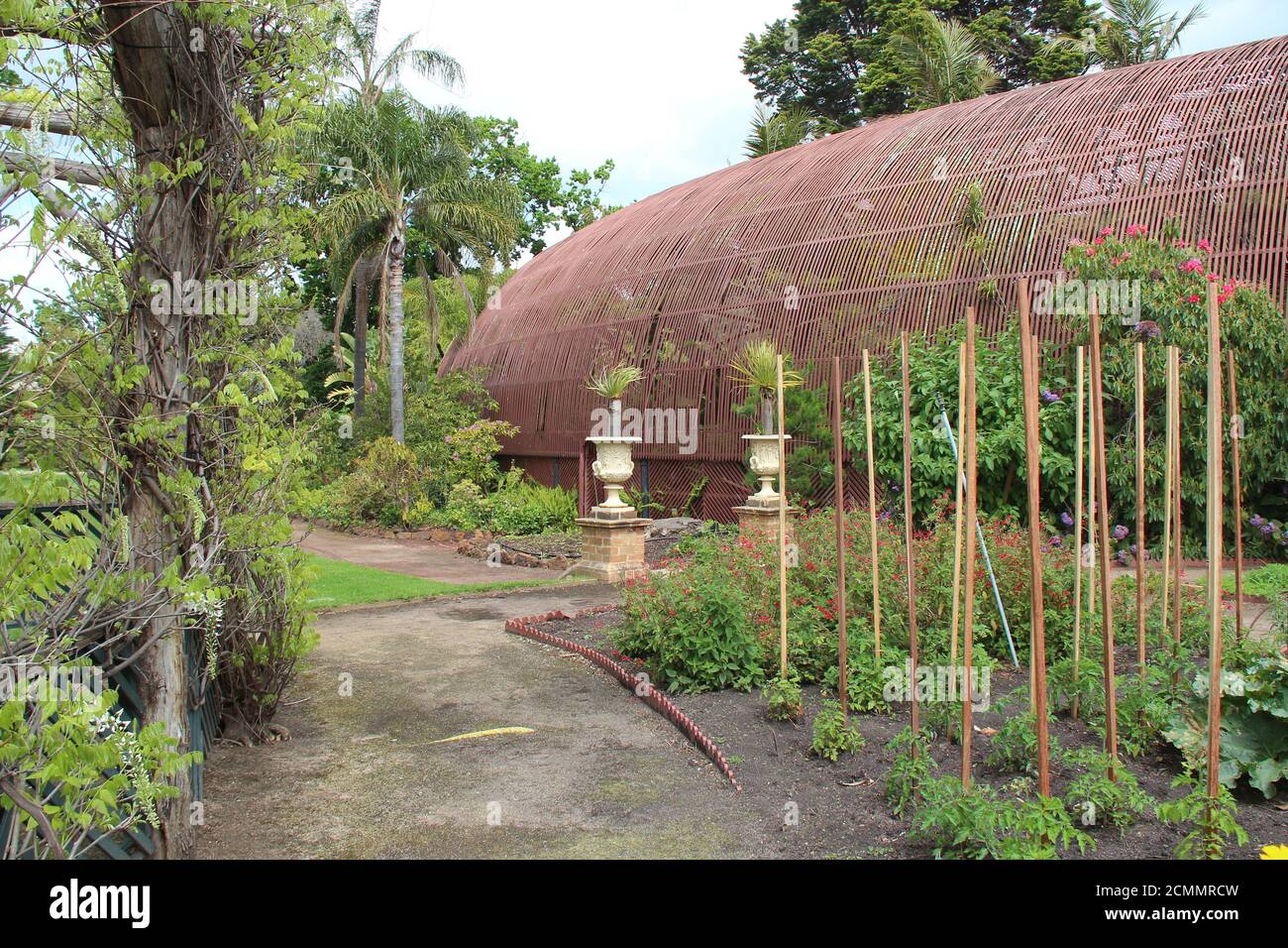 greenhouse in a garden in melbourne (australia Stock Photo Alamy