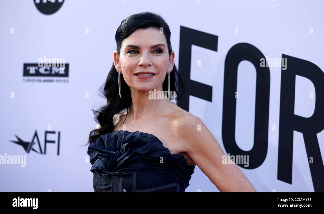 Actor Julianna Margulies poses at the 46th AFI Life Achievement Award