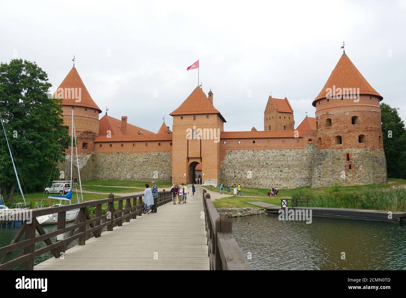 Trakai Island Castle, Trakų salos pilis, Trakai, Lithuania, Europe Stock  Photo - Alamy