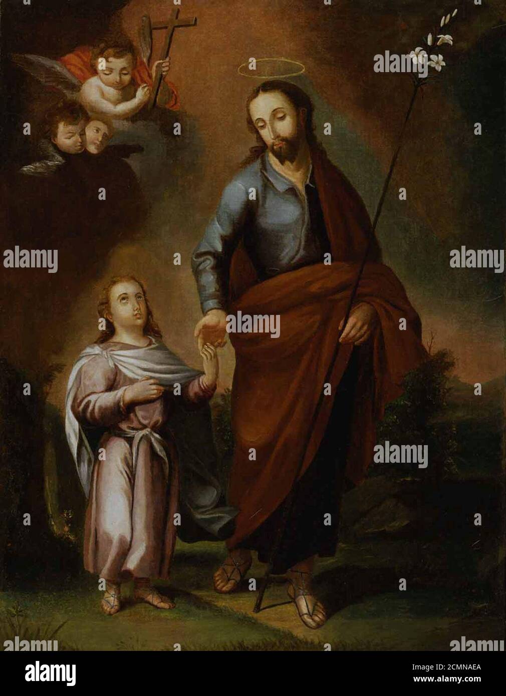 José Campeche Y Jordán San Jose Y El Cristo Nino Stock Photo Alamy José Campeche Y Jordán San Jose Y El Cristo Nino Stock Photo Alamy